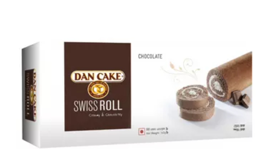 Dan Cake Chocolate Swiss Roll 140 gm